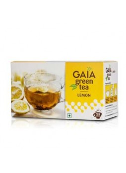 Gaia Green Tea Lemon 25 Teabags